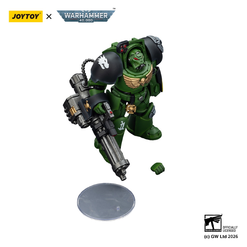 Salamanders Terminator 3 with Power Fist and Assault Cannon - view 6
