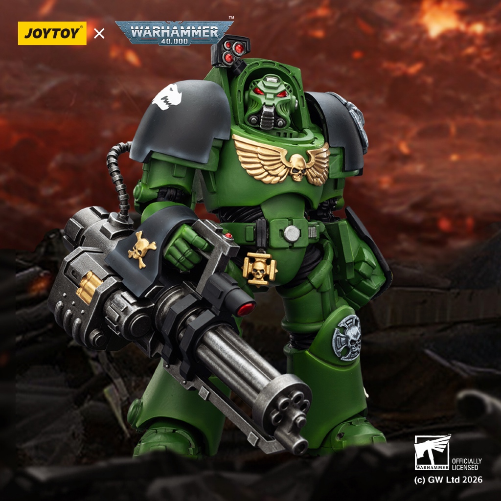 Salamanders Terminator 3 with Power Fist and Assault Cannon - main product image