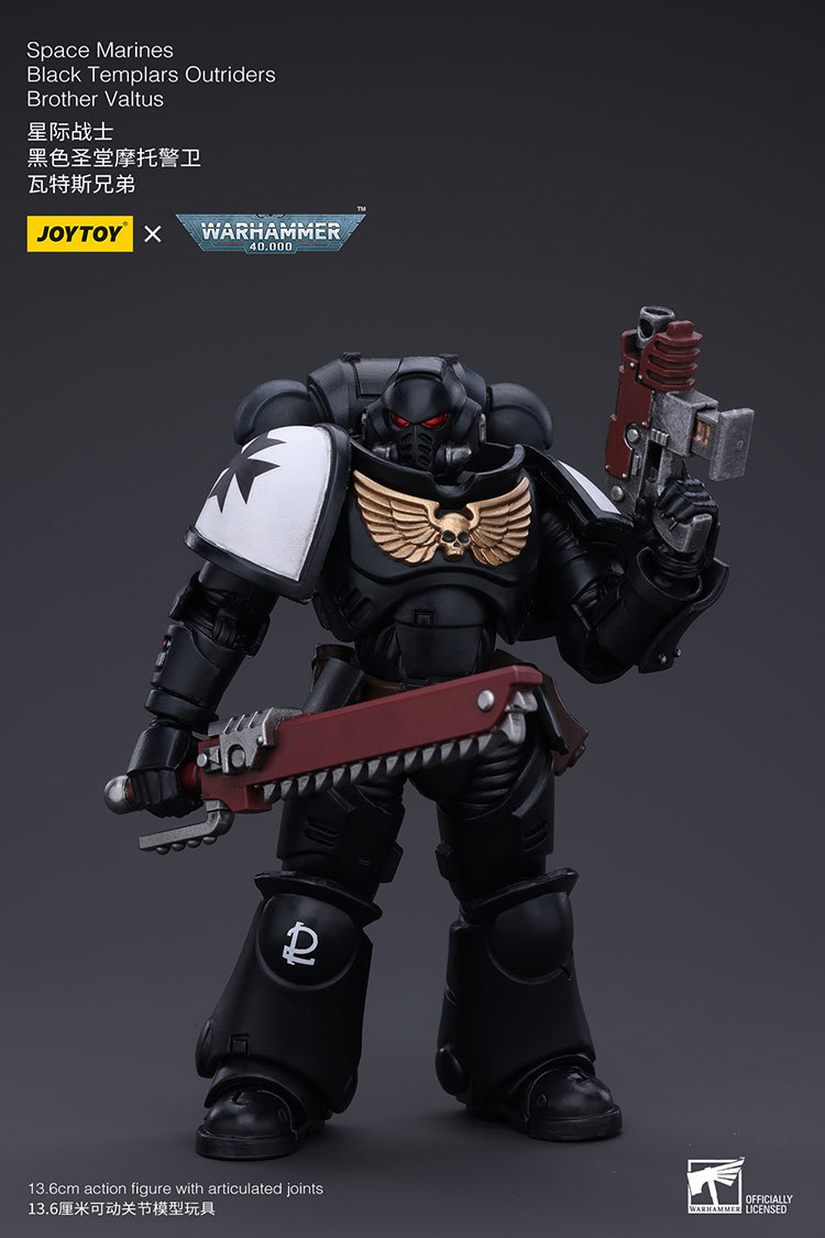 Space Marines Black Templars Outriders Brother Valtus - view 10