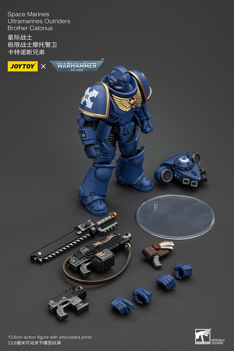 Space Marines Ultramarines Outriders Brother Catonus - view 8