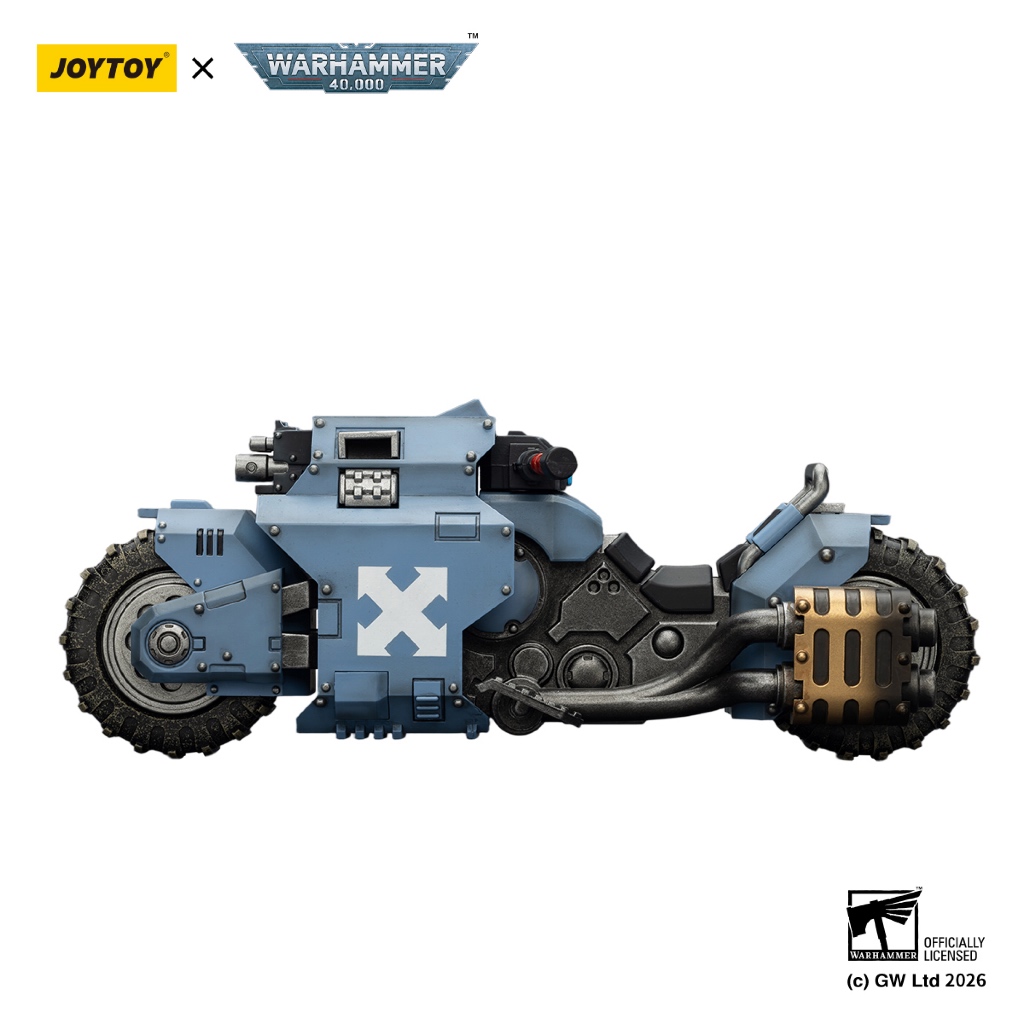Space Wolves Raider-pattern Combat Bike with twin-linked bolt rifles - view 5