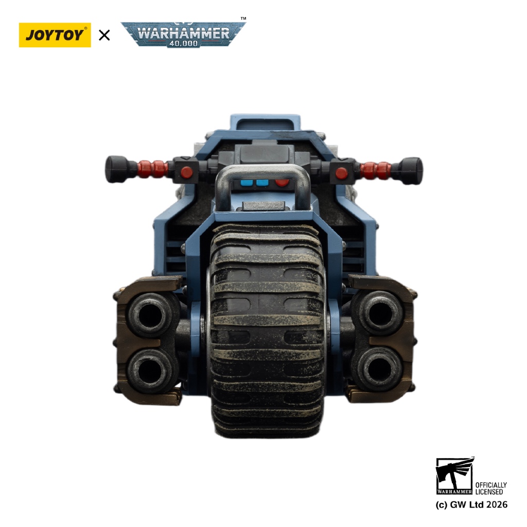 Space Wolves Raider-pattern Combat Bike with twin-linked bolt rifles - view 4
