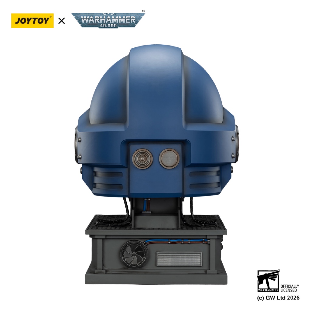 Ultramarines Captain MkX Helmet & Display Stand - view 3