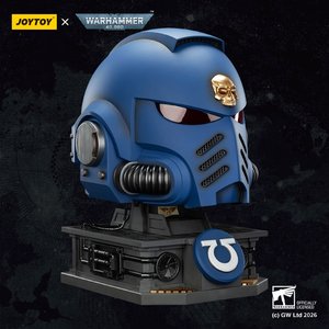 Ultramarines Captain MkX Helmet & Display Stand - Premium action figure - $0.00