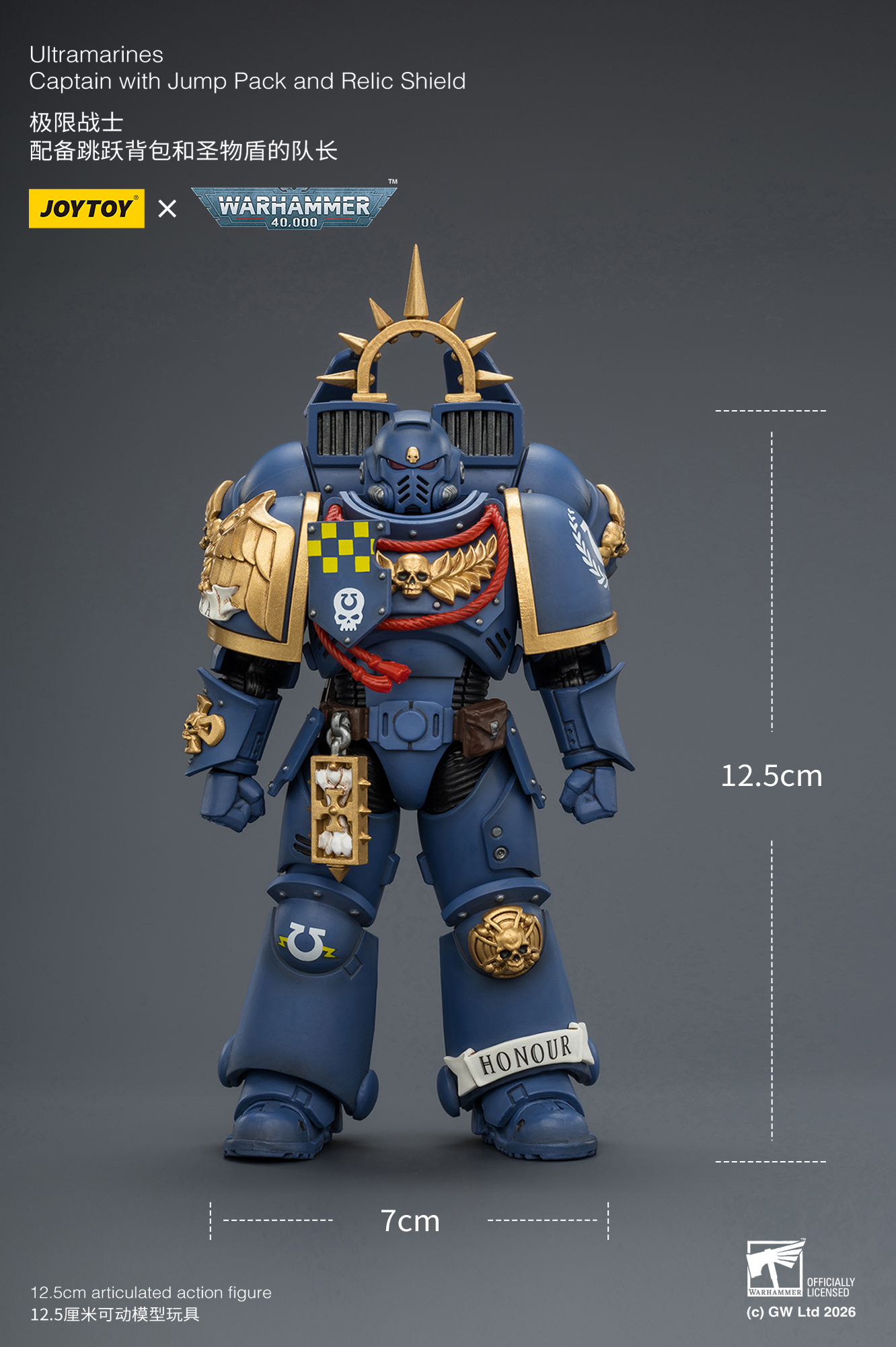 Ultramarines Captain with Jump Pack and Relic Shield - view 17