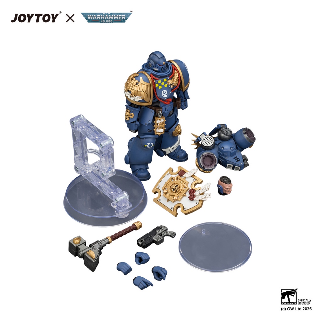 Ultramarines Captain with Jump Pack and Relic Shield - view 6