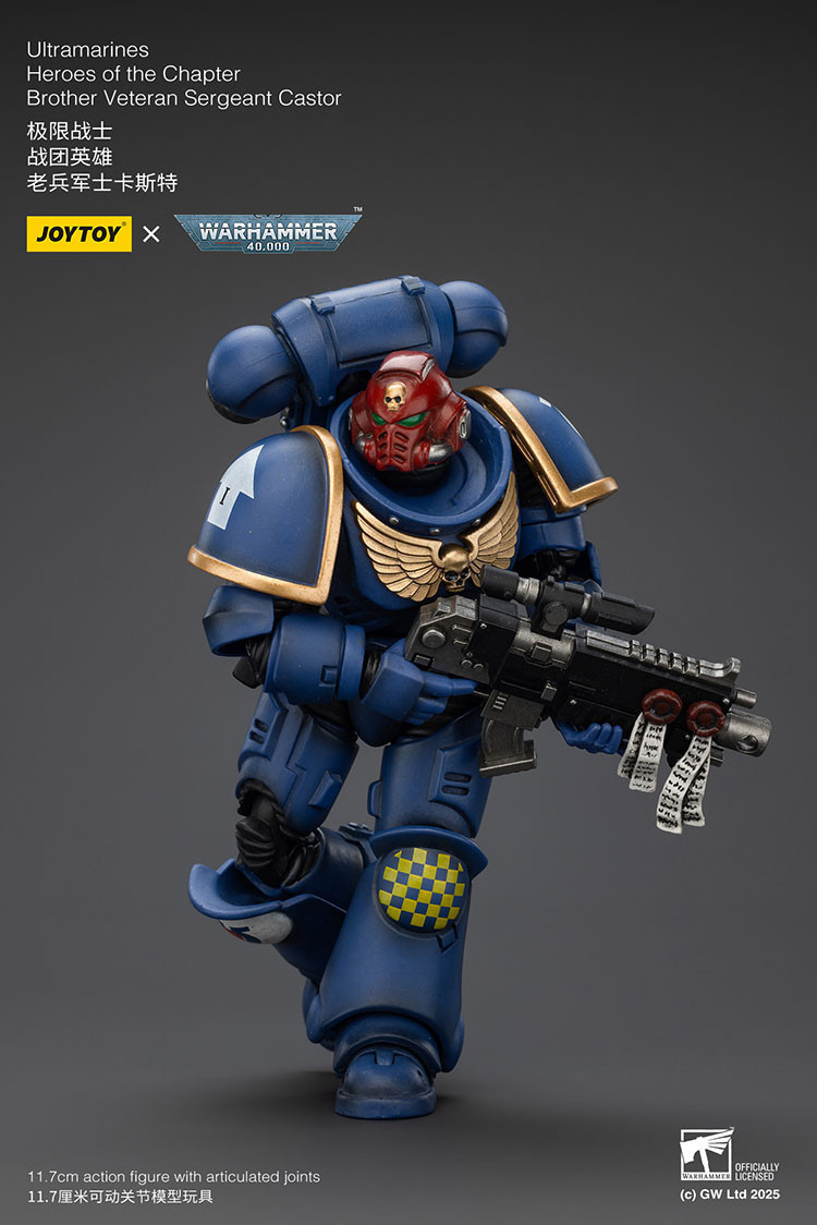 UltramarinesHeroes of the ChapterBrother Veteran Sergeant Castor - view 12