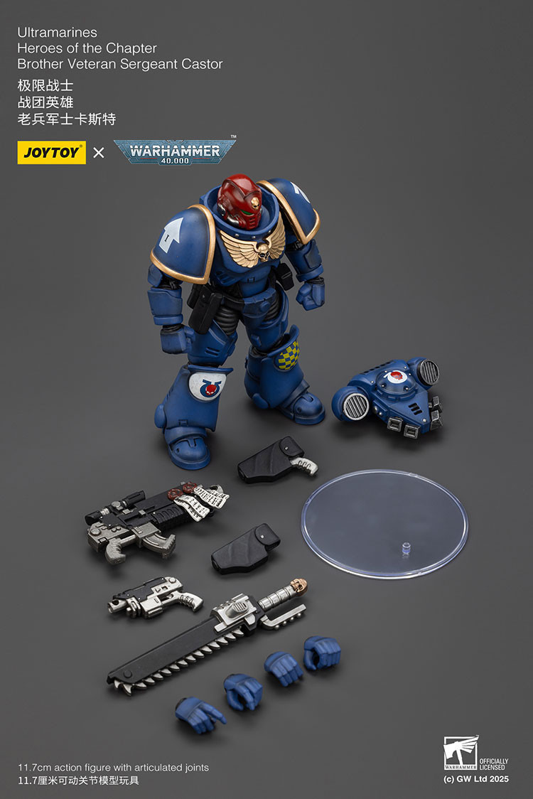 UltramarinesHeroes of the ChapterBrother Veteran Sergeant Castor - view 9