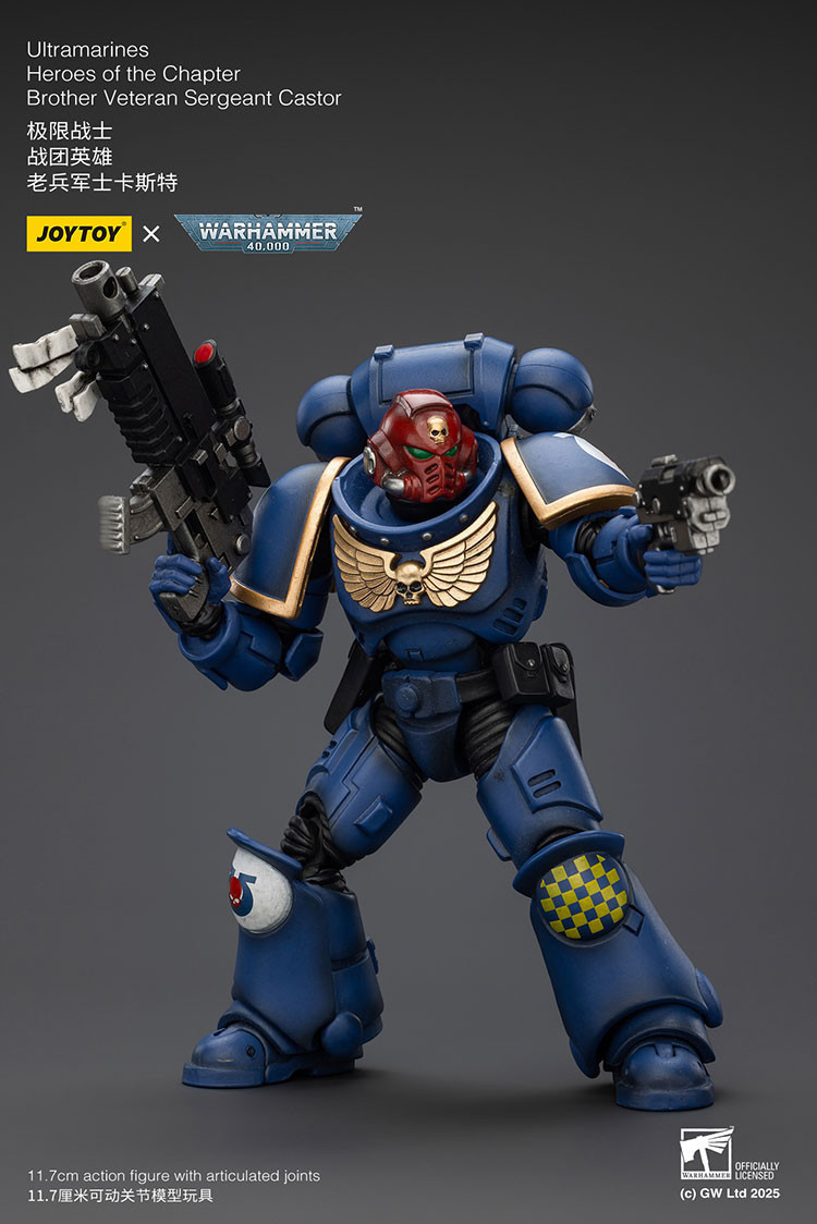 UltramarinesHeroes of the ChapterBrother Veteran Sergeant Castor - view 11