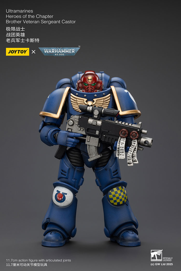 UltramarinesHeroes of the ChapterBrother Veteran Sergeant Castor - view 16