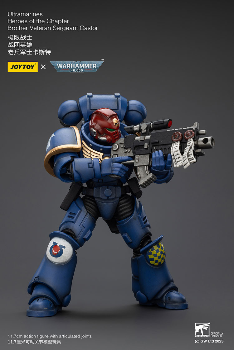 UltramarinesHeroes of the ChapterBrother Veteran Sergeant Castor - view 13