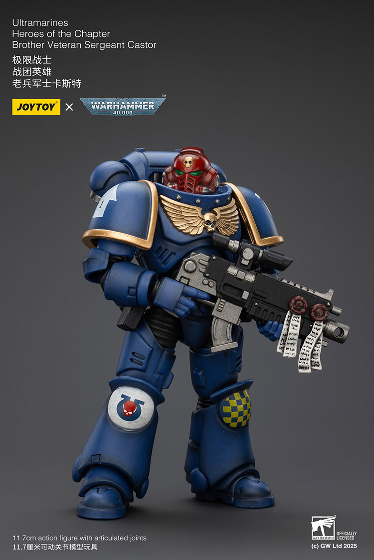 UltramarinesHeroes of the ChapterBrother Veteran Sergeant Castor - view 15
