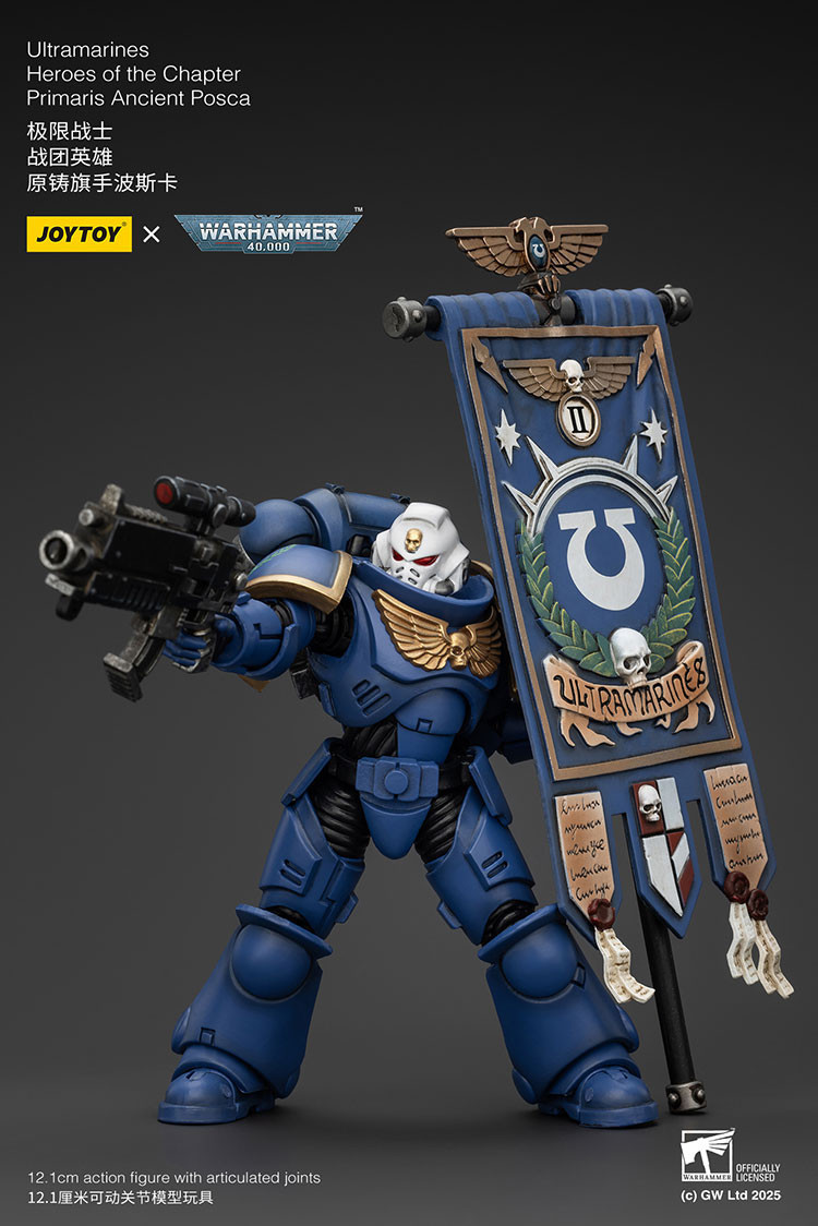 Ultramarines Heroes of the Chapter Primaris Ancient Posca - view 12