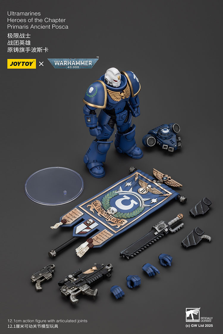 Ultramarines Heroes of the Chapter Primaris Ancient Posca - view 8