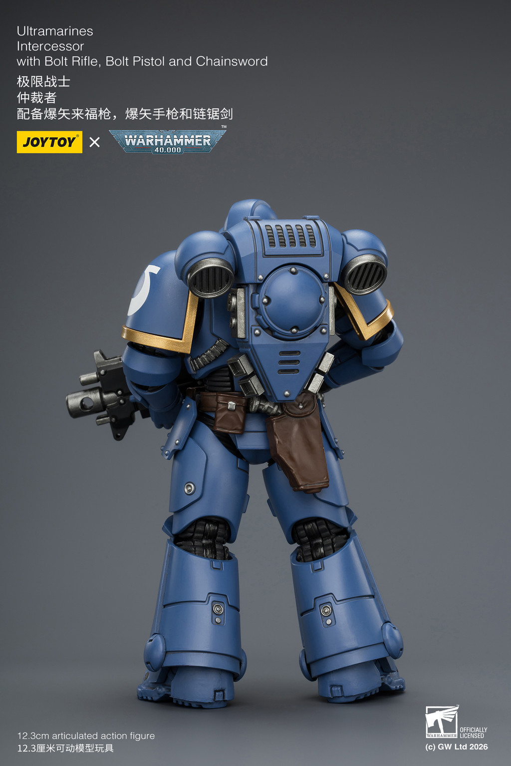 Ultramarines Intercessor with Bolt Rifle, Bolt Pistol and Chainsword - view 12