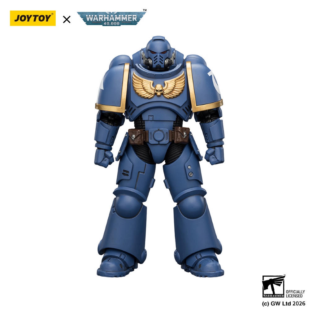 Ultramarines Intercessor with Bolt Rifle, Bolt Pistol and Chainsword - view 3