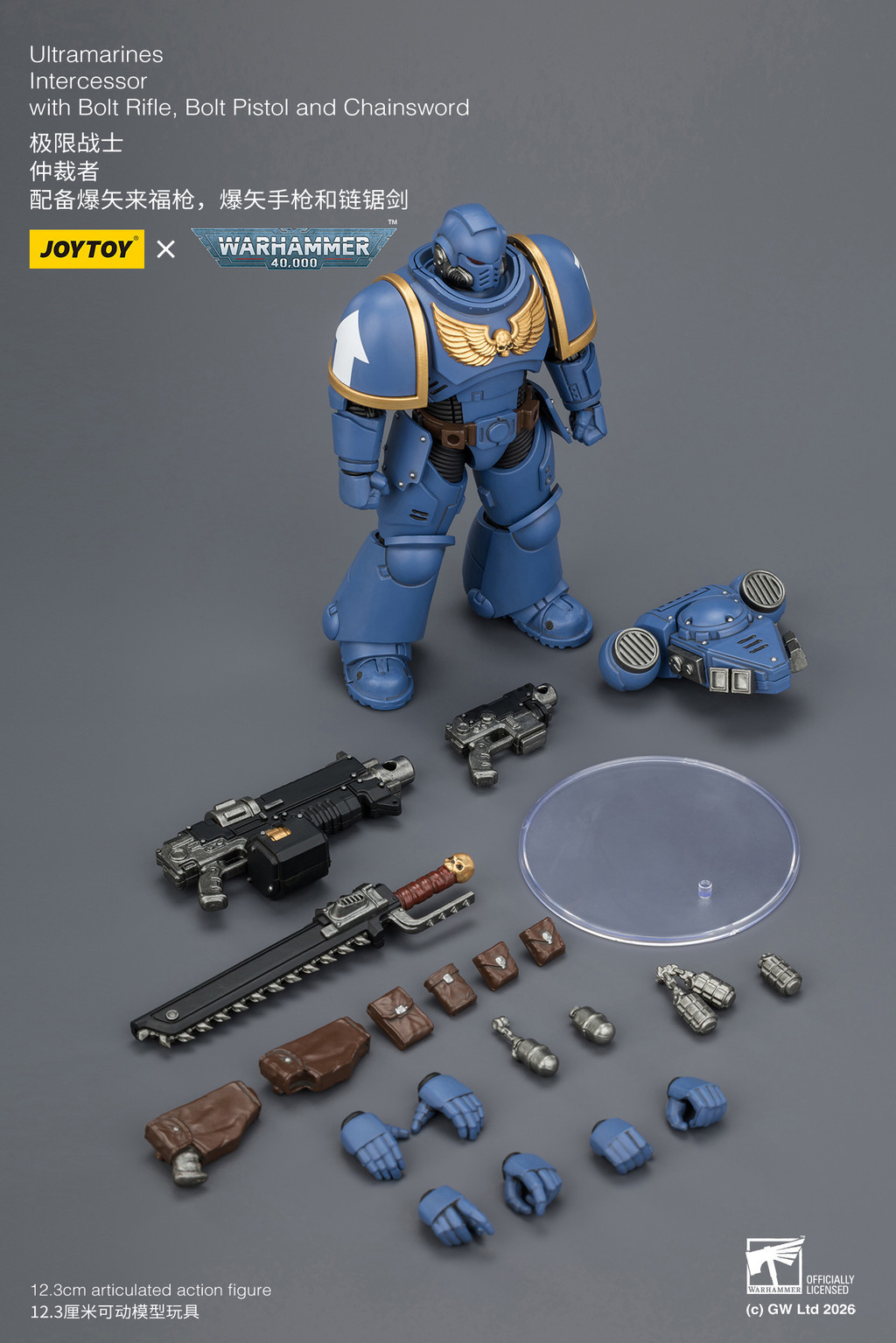 Ultramarines Intercessor with Bolt Rifle, Bolt Pistol and Chainsword - view 18