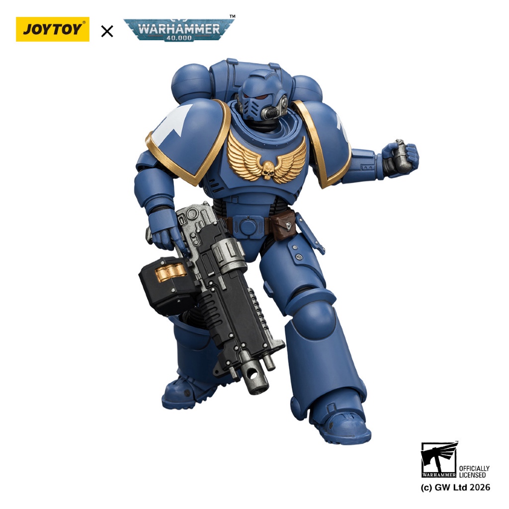 Ultramarines Intercessor with Bolt Rifle, Bolt Pistol and Chainsword - view 7