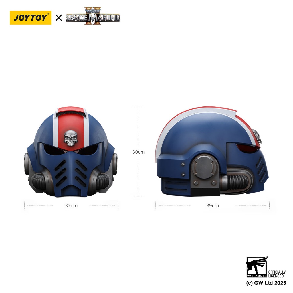 Ultramarines Lieutenant Titus' MKX Helmet - view 7