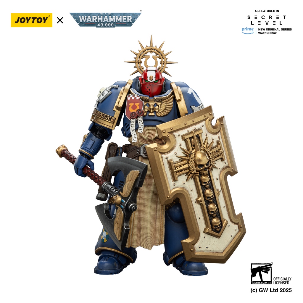 Ultramarines Metaurus with Power Axe, Stormshield and Plasma Pistol - view 2