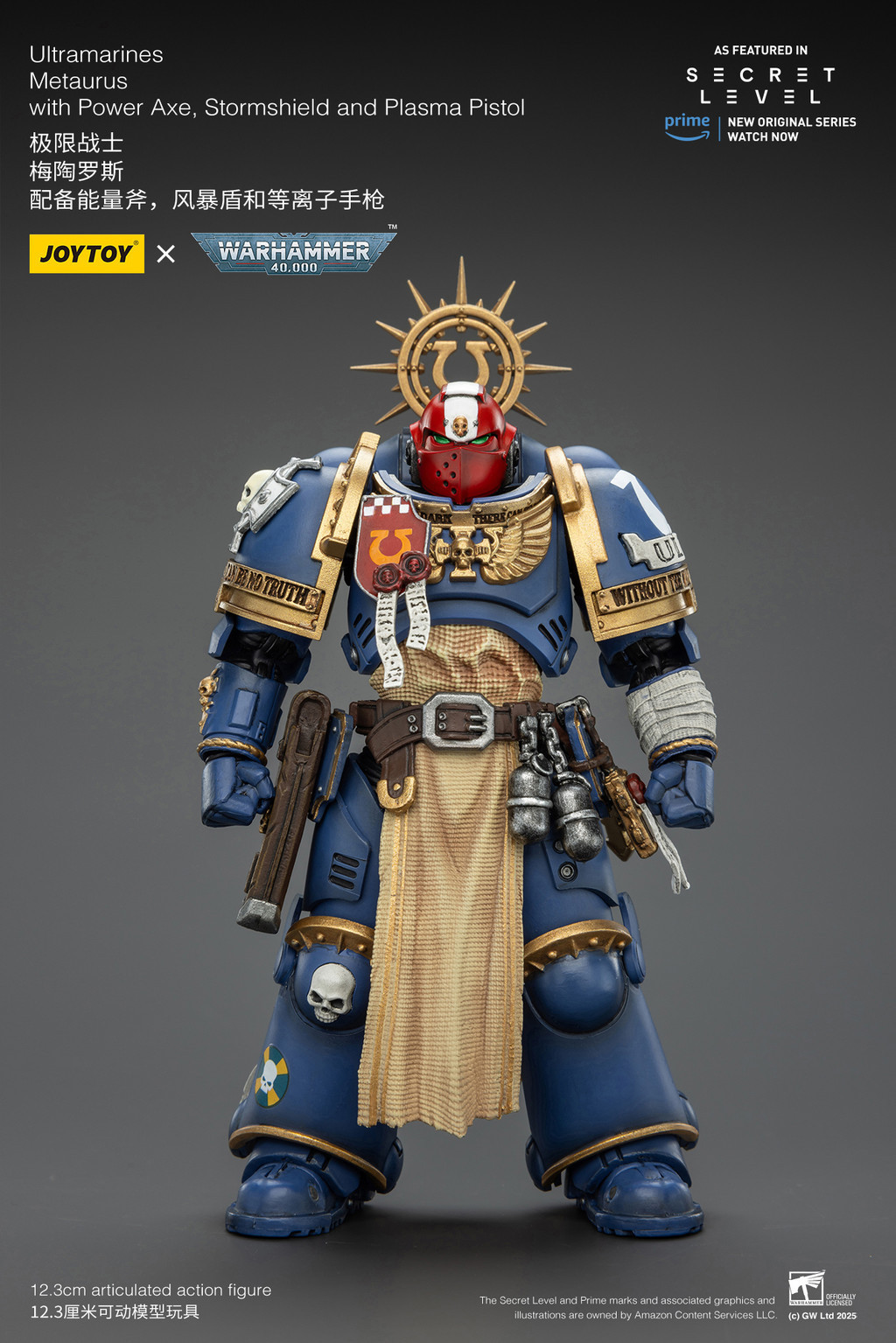 Ultramarines Metaurus with Power Axe, Stormshield and Plasma Pistol - view 14