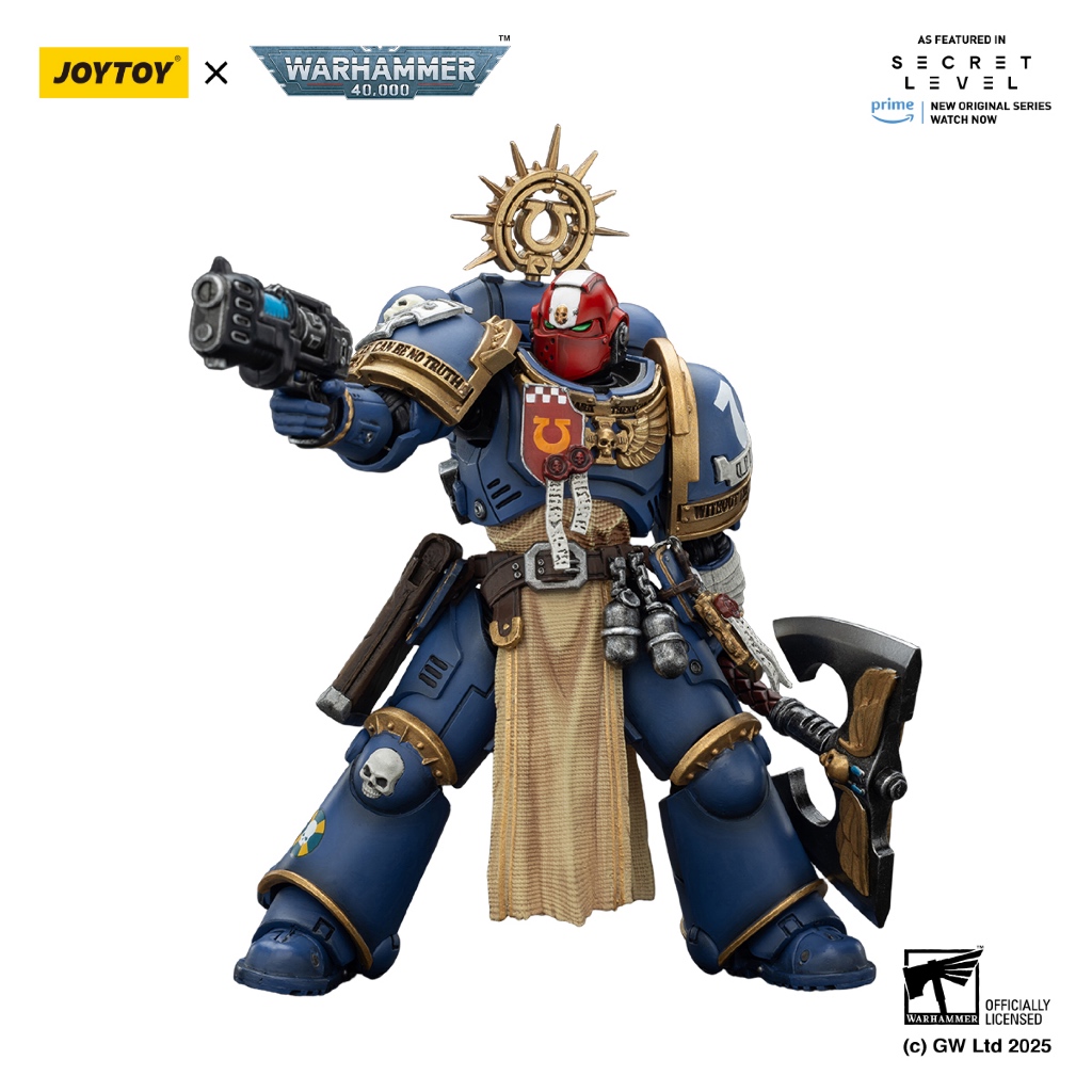 Ultramarines Metaurus with Power Axe, Stormshield and Plasma Pistol - view 4