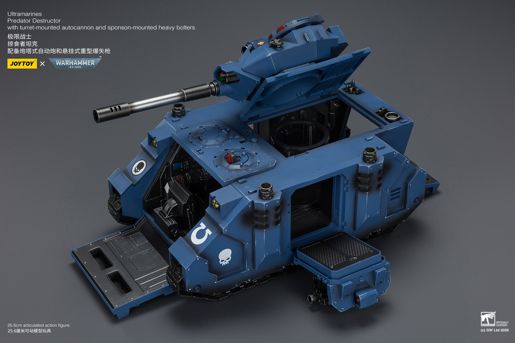 Ultramarines Predator Destructor with turret-mounted autocannon and sponson-mounted heavy bolters - view 12