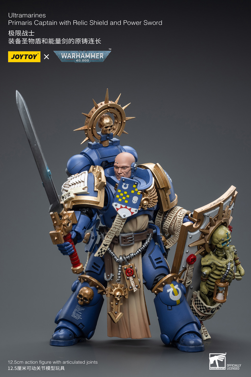Ultramarines Primaris Captain with Relic Shield and Power Sword - view 12