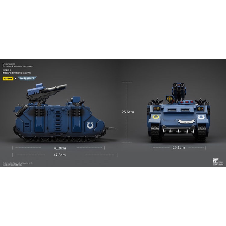 UltramarinesRazorback with twin lascannon - view 8