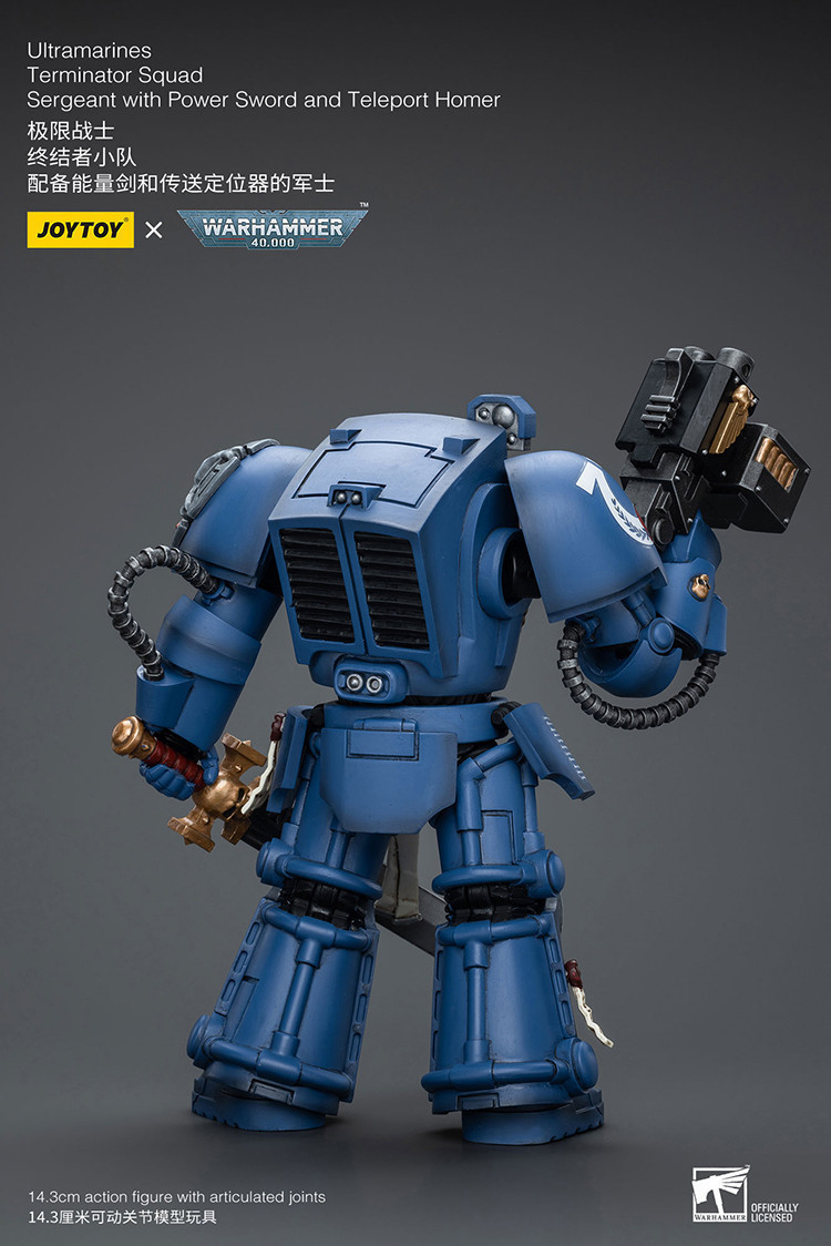Ultramarines Terminator Squad Sergeant with Power Sword and Teleport Homer - view 11