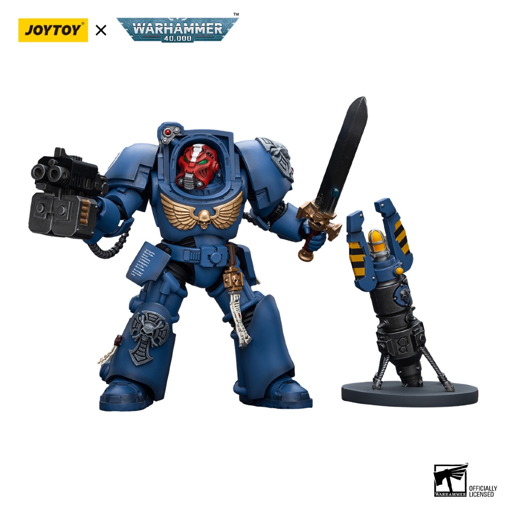 Ultramarines Terminator Squad Sergeant with Power Sword and Teleport Homer - view 3