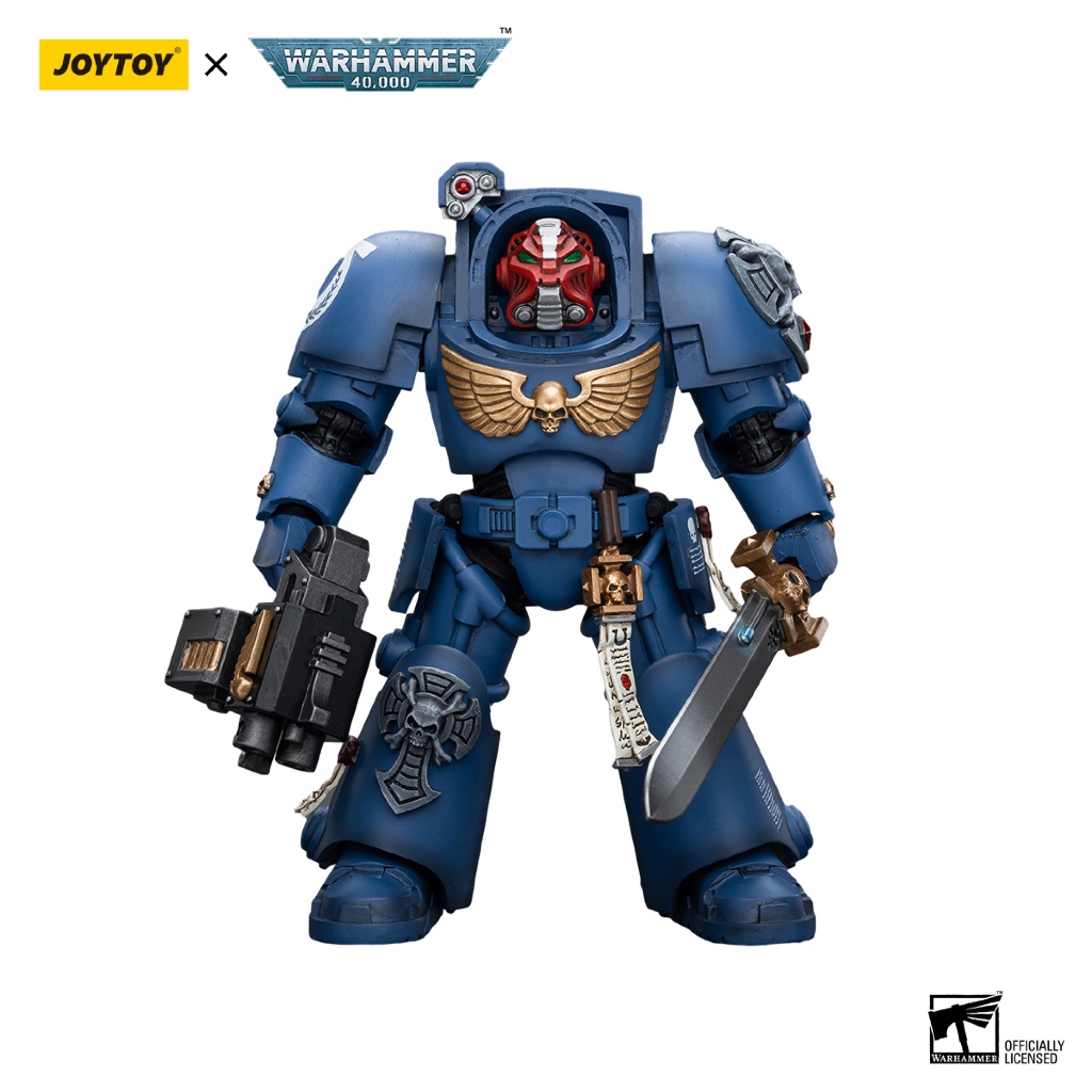 Ultramarines Terminator Squad Sergeant with Power Sword and Teleport Homer - view 6