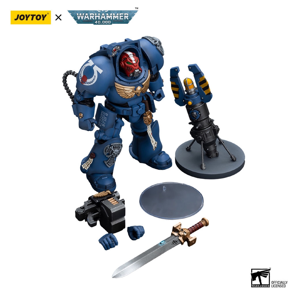 Ultramarines Terminator Squad Sergeant with Power Sword and Teleport Homer - view 2