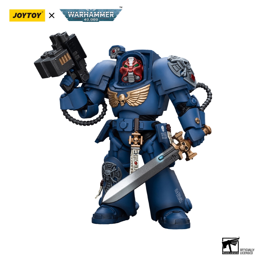 Ultramarines Terminator Squad Sergeant with Power Sword and Teleport Homer - view 4