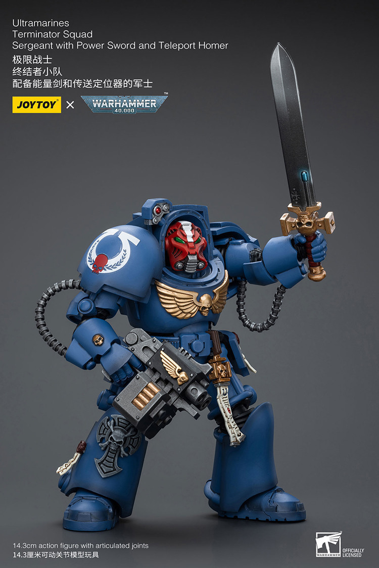 Ultramarines Terminator Squad Sergeant with Power Sword and Teleport Homer - view 10