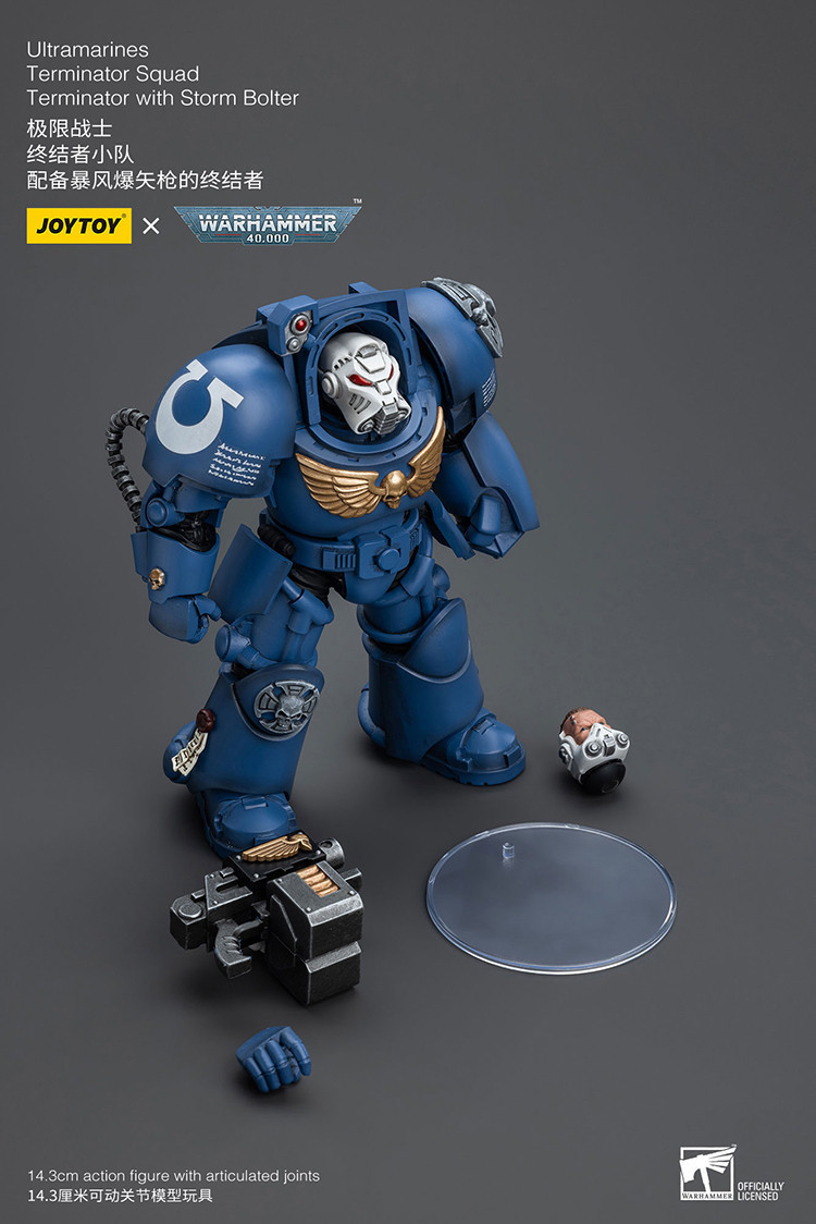 Ultramarines Terminator Squad Terminator with Storm Bolter - view 8