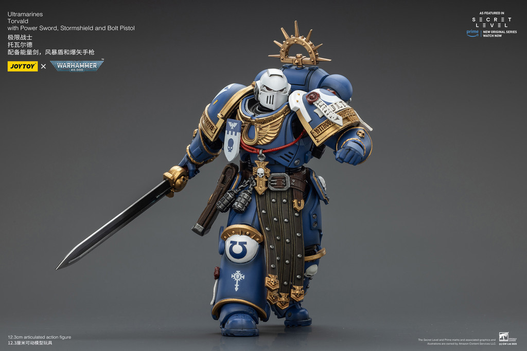 Ultramarines Torvald with Power Sword, Stormshield and Bolt Pistol - view 14