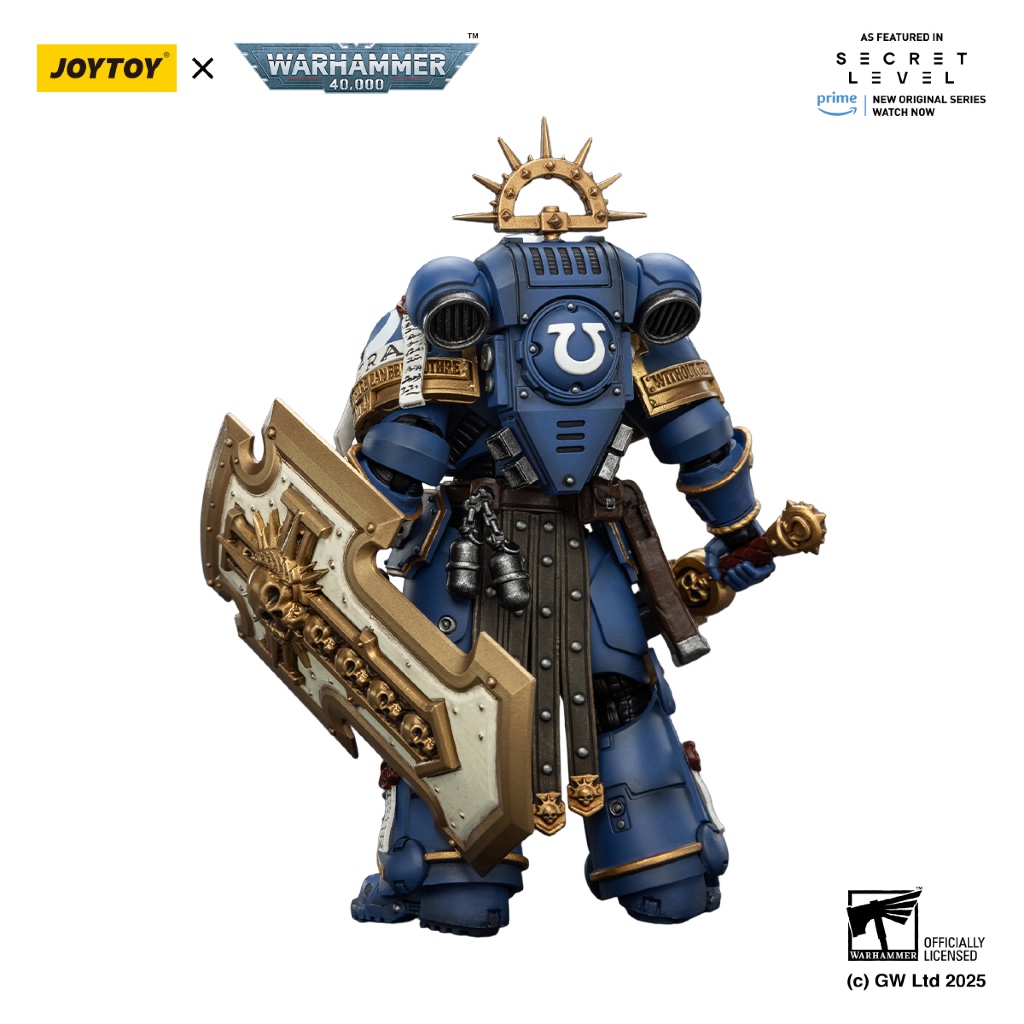 Ultramarines Torvald with Power Sword, Stormshield and Bolt Pistol - view 4