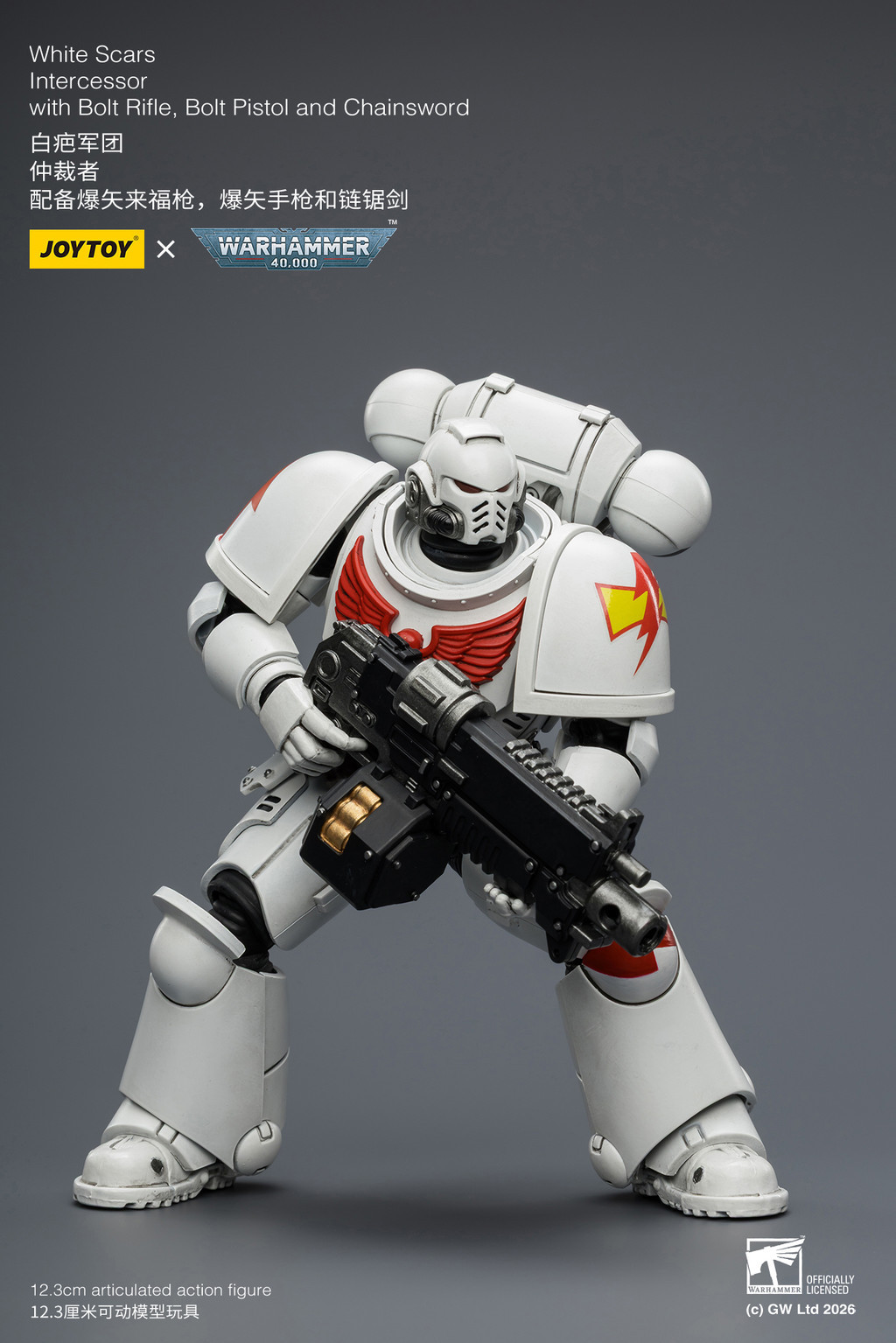 White Scars Intercessor with Bolt Rifle, Bolt Pistol and Chainsword - view 14