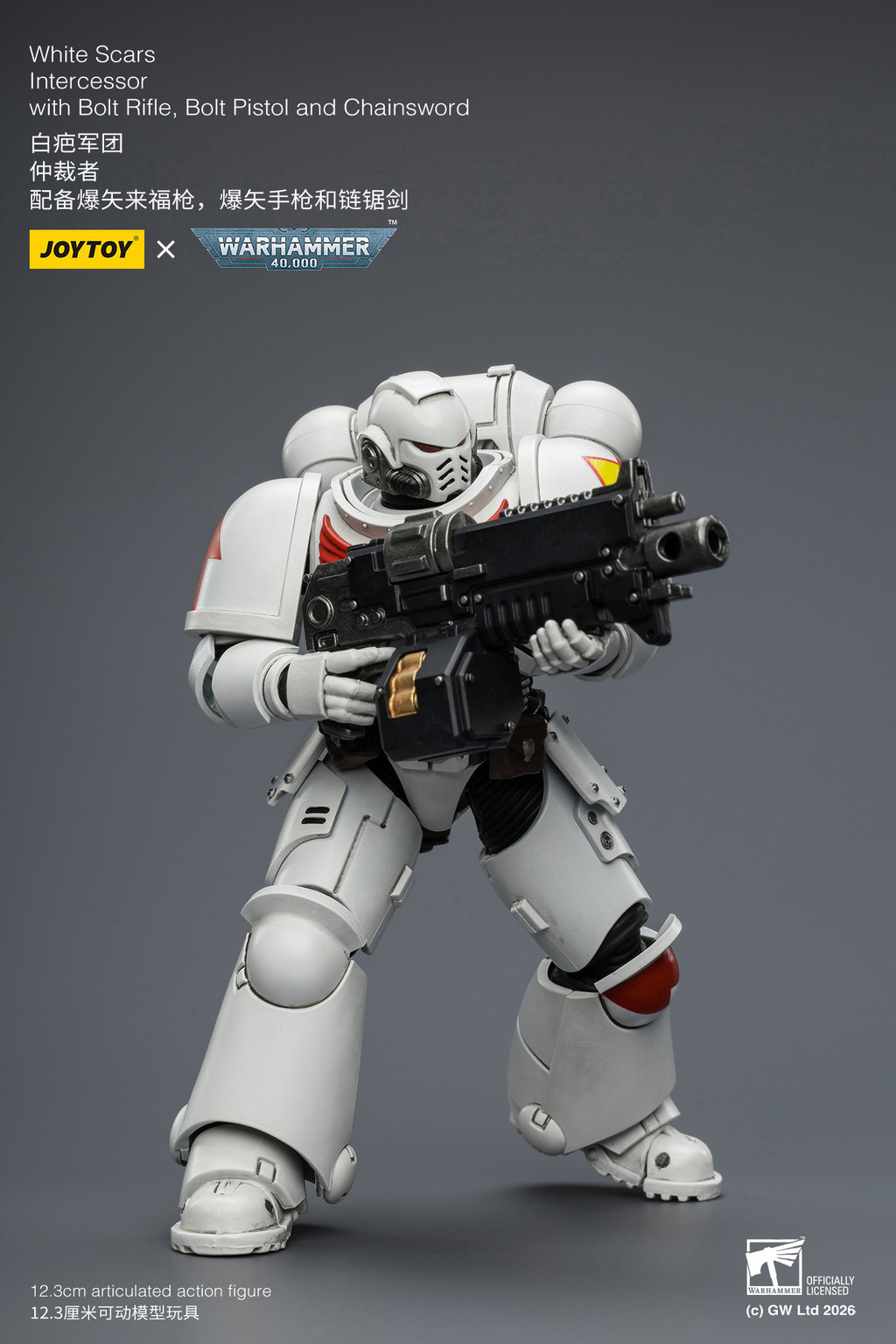 White Scars Intercessor with Bolt Rifle, Bolt Pistol and Chainsword - view 13
