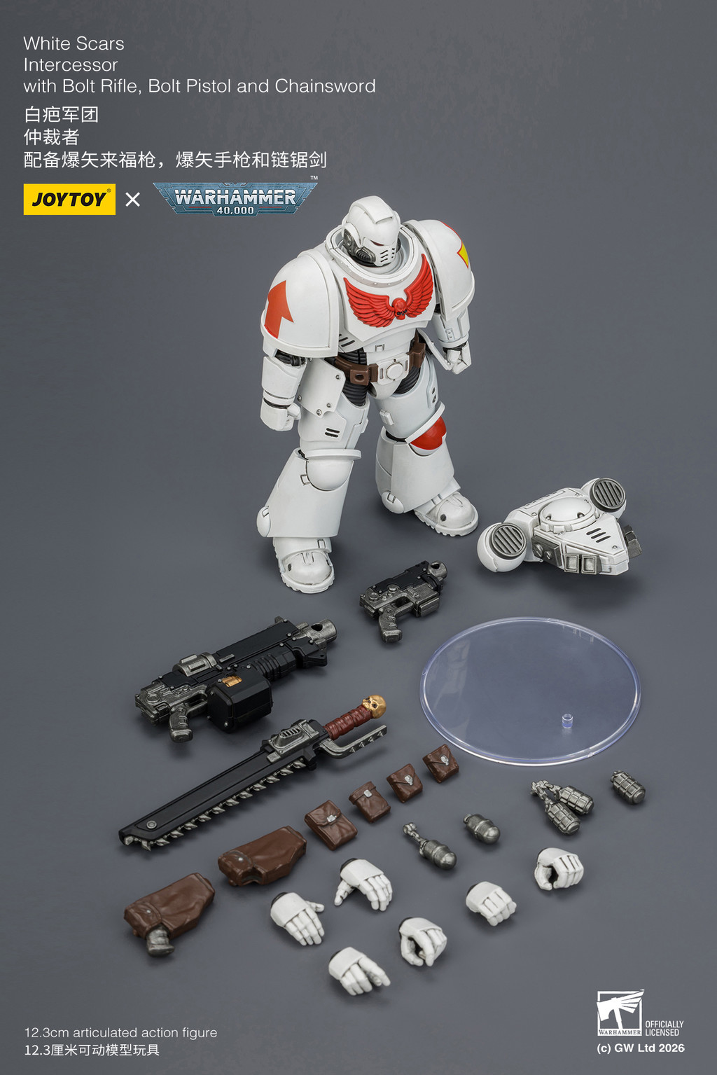 White Scars Intercessor with Bolt Rifle, Bolt Pistol and Chainsword - view 18