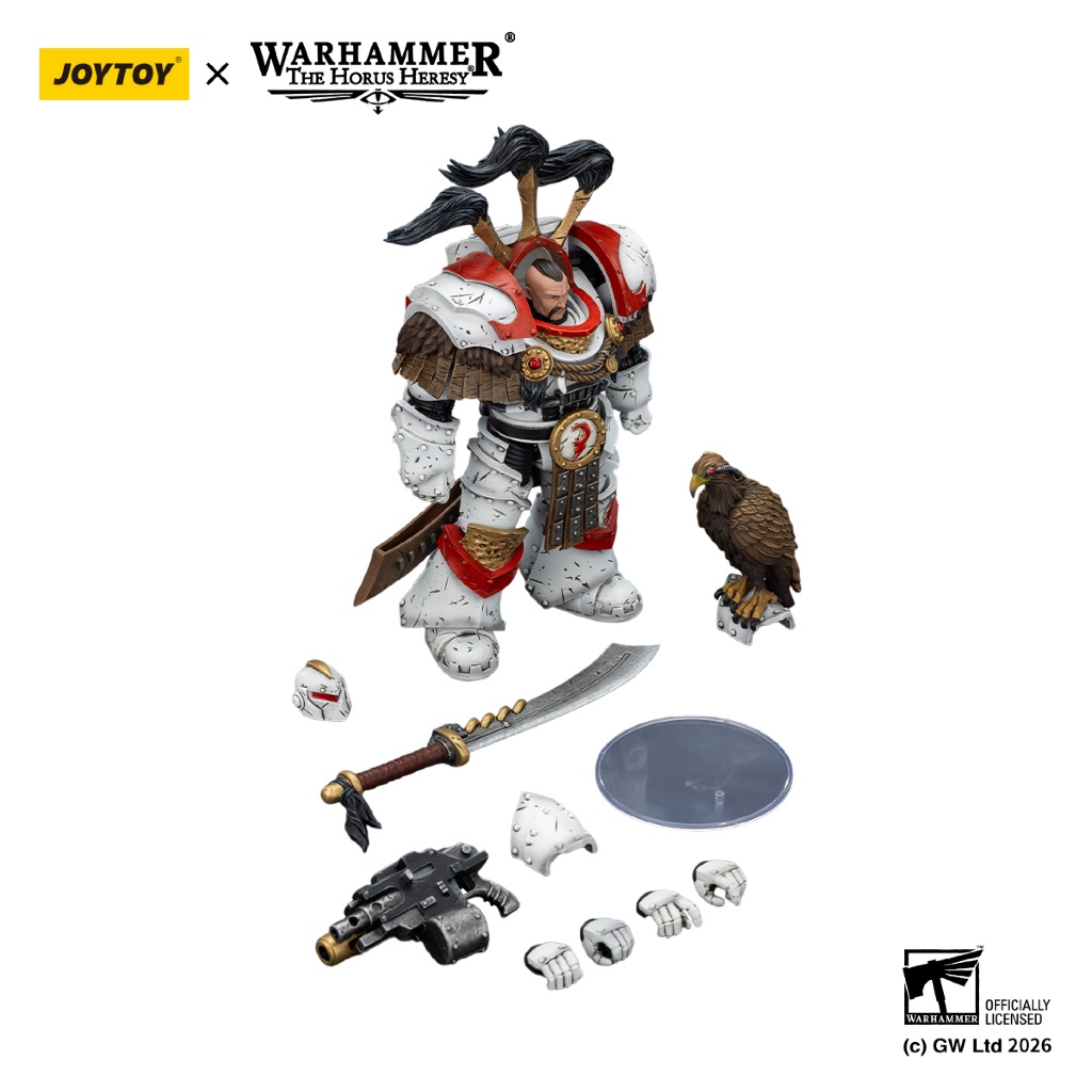 White Scars Legion Praetor in Cataphractii Terminator Armour with Cyber Hawk, Chogorian sword and combi-melta - view 7