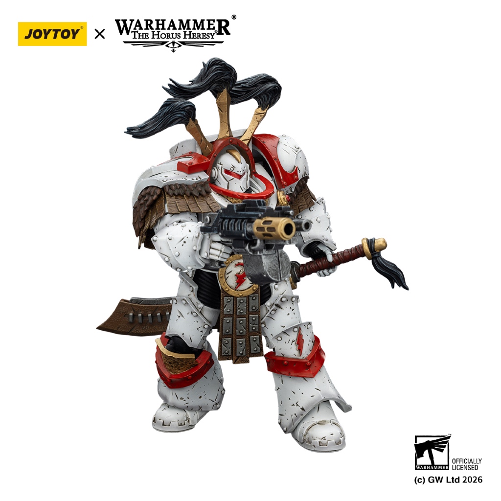 White Scars Legion Praetor in Cataphractii Terminator Armour with Cyber Hawk, Chogorian sword and combi-melta - view 5