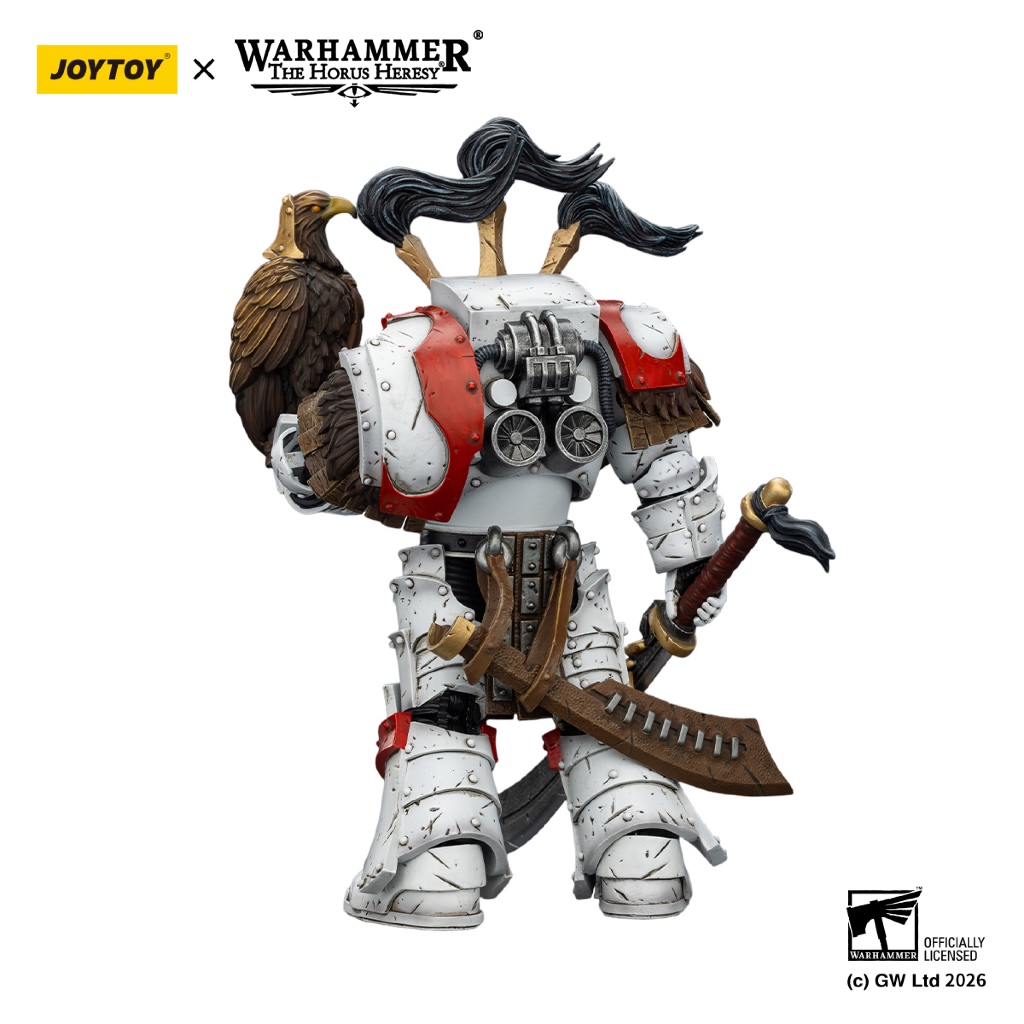 White Scars Legion Praetor in Cataphractii Terminator Armour with Cyber Hawk, Chogorian sword and combi-melta - view 4