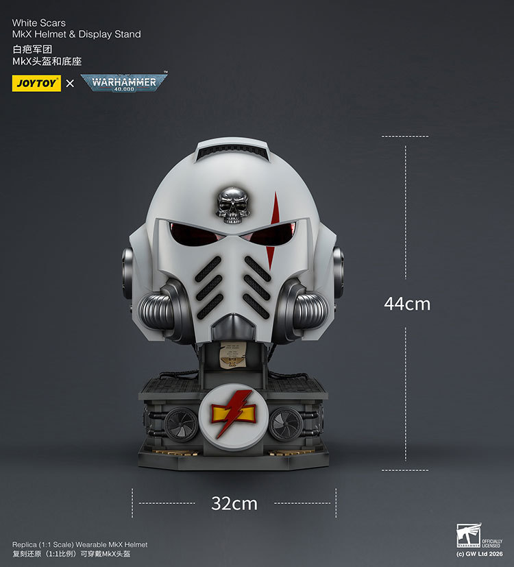 White Scars MkX Helmet& Display Stand - view 10