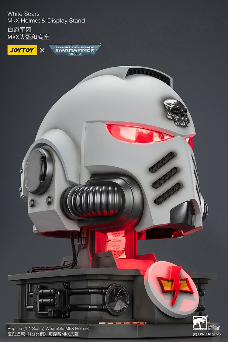 White Scars MkX Helmet& Display Stand - view 18