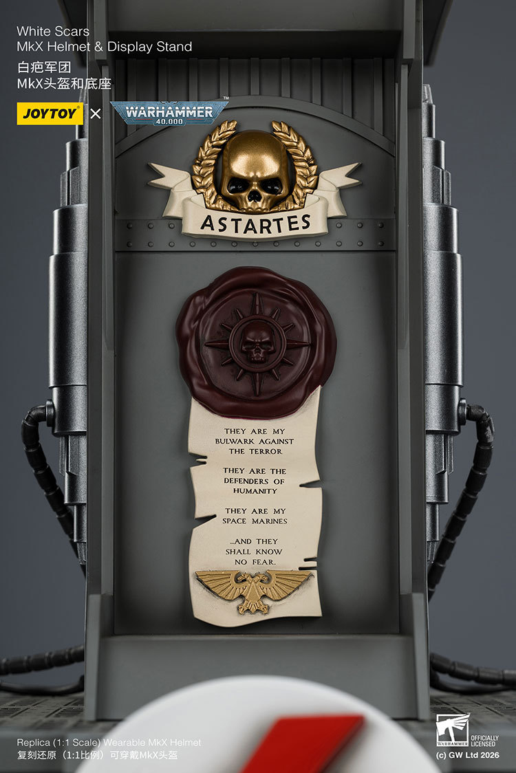 White Scars MkX Helmet& Display Stand - view 12