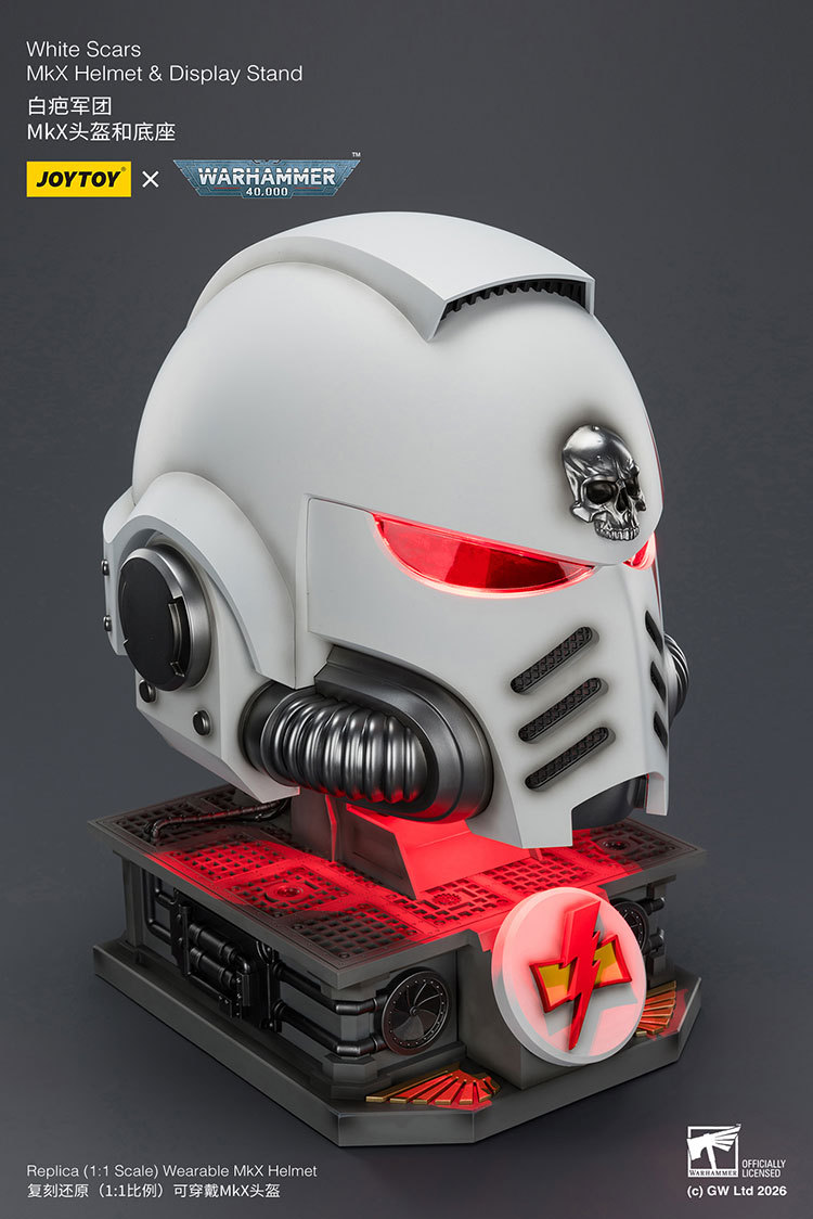 White Scars MkX Helmet& Display Stand - view 17