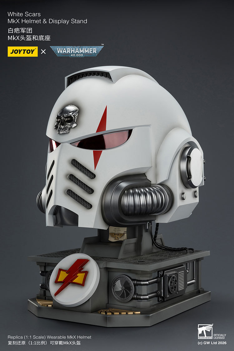 White Scars MkX Helmet& Display Stand - view 19