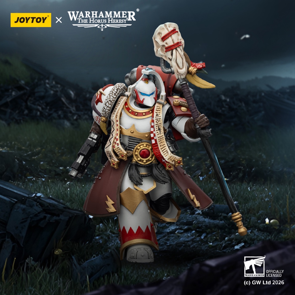 White Scars Stormseer Consul with Force Staff and Bolt Pistol - view 2